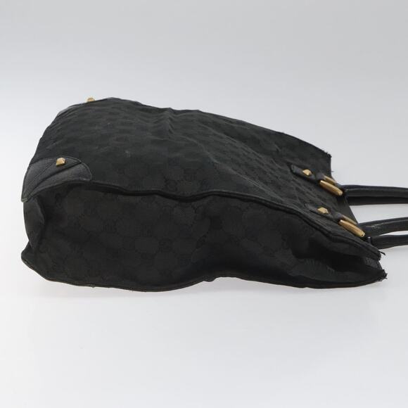 GUCCI GG Canvas Tote Bag Black - Picture 4 of 12